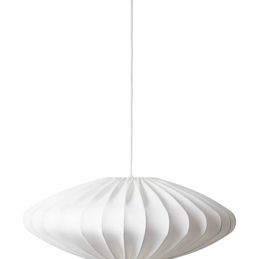 Ellipse taklampe, 65 cm, hvit