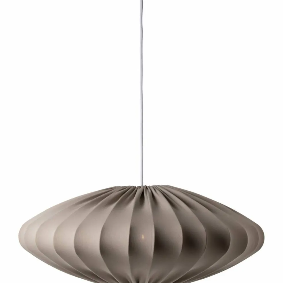 Ellipse taklampe, 65 cm, hvit