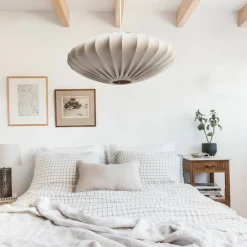Ellipse taklampe, 65 cm, hvit