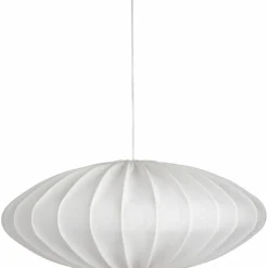 Ellipse taklampe, 65 cm, lin, sand