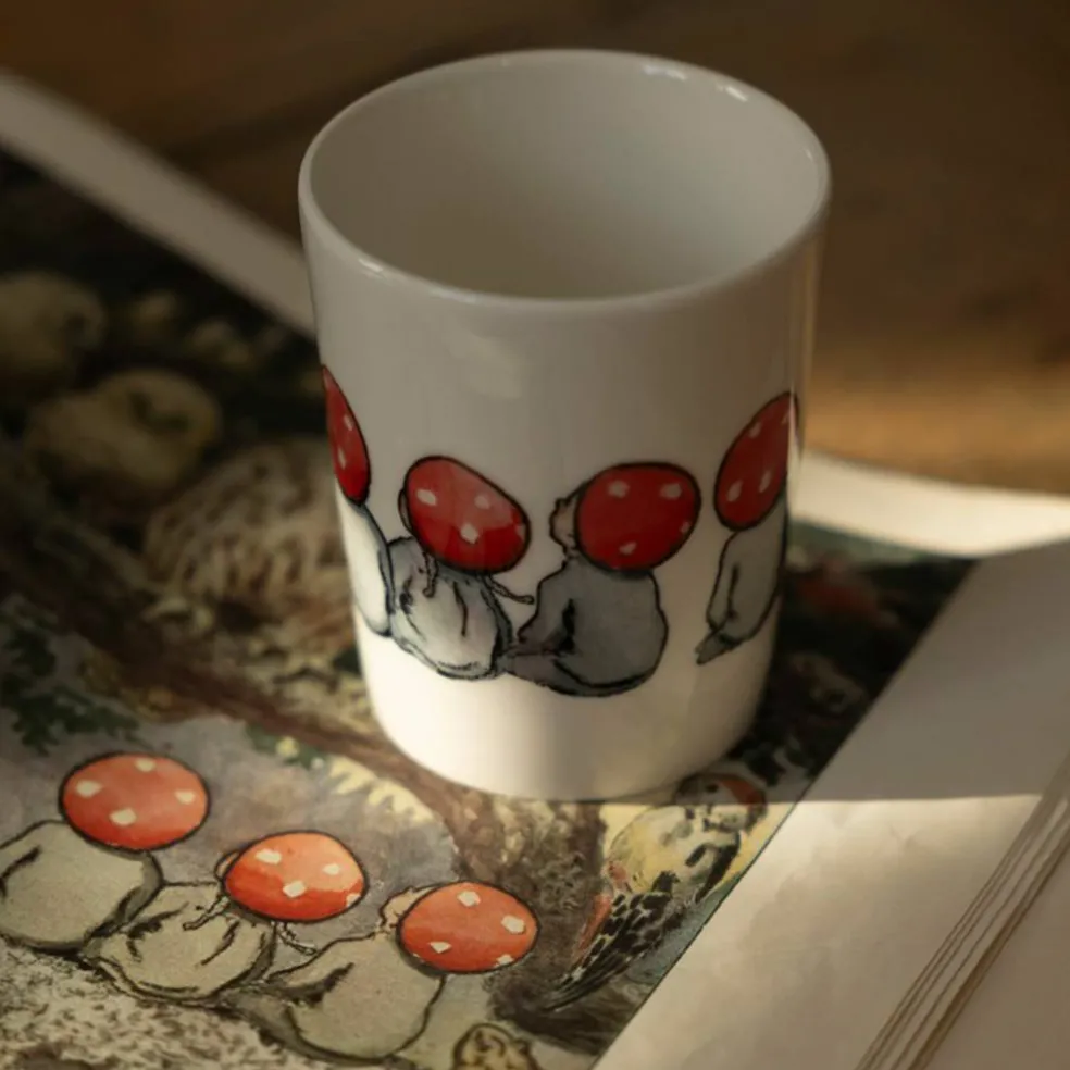 Elsa Beskow kopp med hank 28 cl, carrot