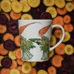 Elsa Beskow kopp med hank 28 cl, carrot