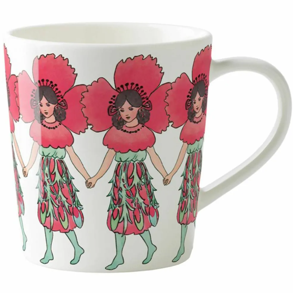 Elsa Beskow kopp med hank 40 cl, lilac