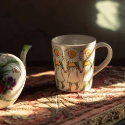 Elsa Beskow kopp med hank 40 cl, marguerite