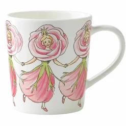 Elsa Beskow kopp med hank 40 cl, marguerite