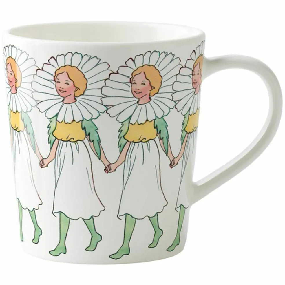 Elsa Beskow kopp med hank 40 cl, nasturtium