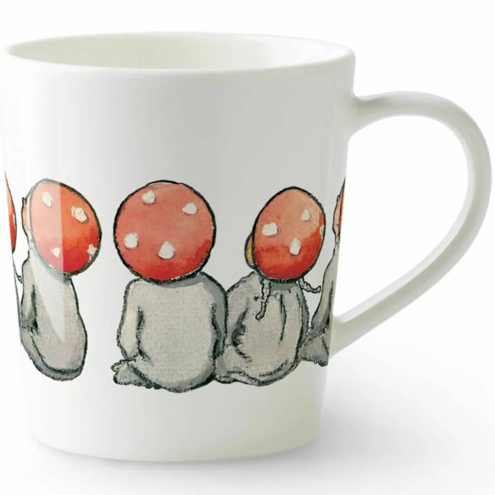 Elsa Beskow kopp med hank 40 cl, nasturtium