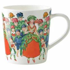 Elsa Beskow kopp med hank 40 cl, nasturtium