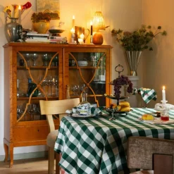 Elsa Christmas servietter 4-pakning 40 × 40 cm, grønn/beige