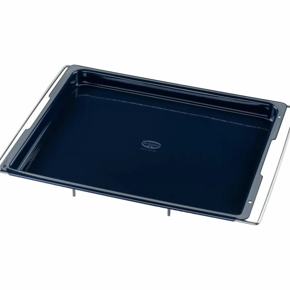 Emaljert bakeform 41-53 cm, mørkeblå