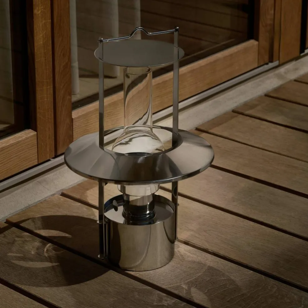 EM bærbar skipslampe 43 cm, stål