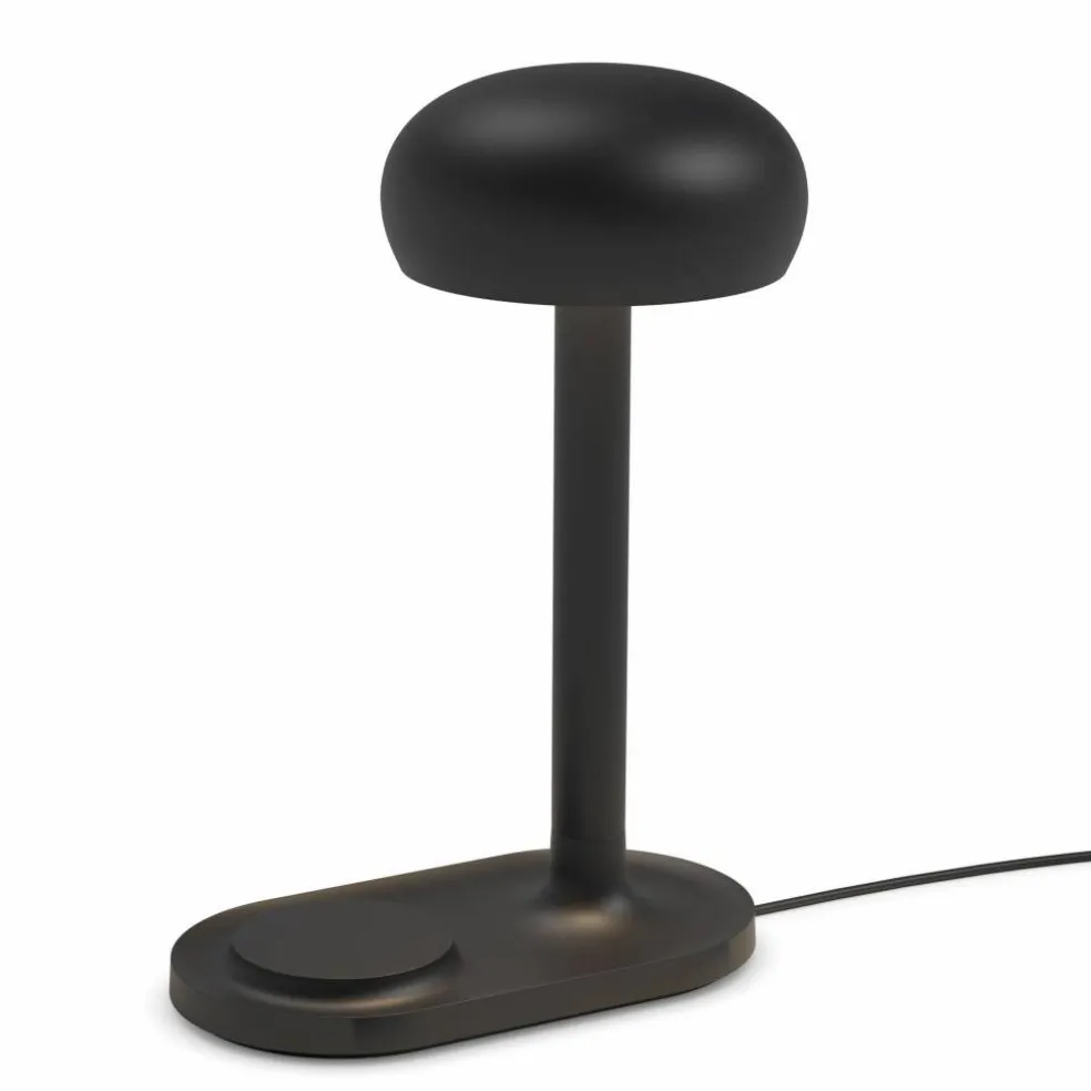 Emendo lampe med trådløs Qi-lader, cloud