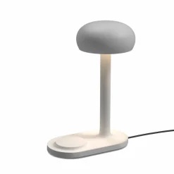 Emendo lampe med trådløs Qi-lader, black