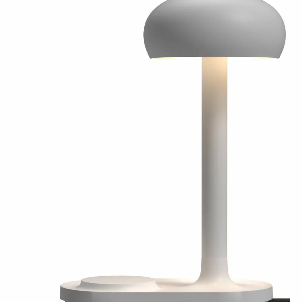Emendo lampe med trådløs Qi-lader, black