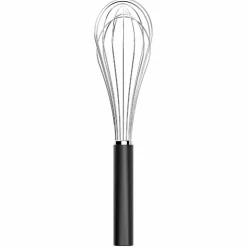 Emma visp stål 27 cm, svart