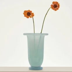 Empire (medium) vase, isblå