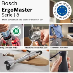 ErgoMaster Serie 8 MSM8M934 stavmikser, rustfritt stål