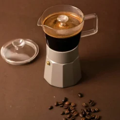 Espressokanne, rød