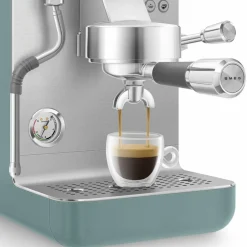 Espressomaskin, hvit