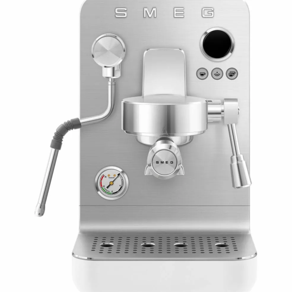 Espressomaskin, hvit