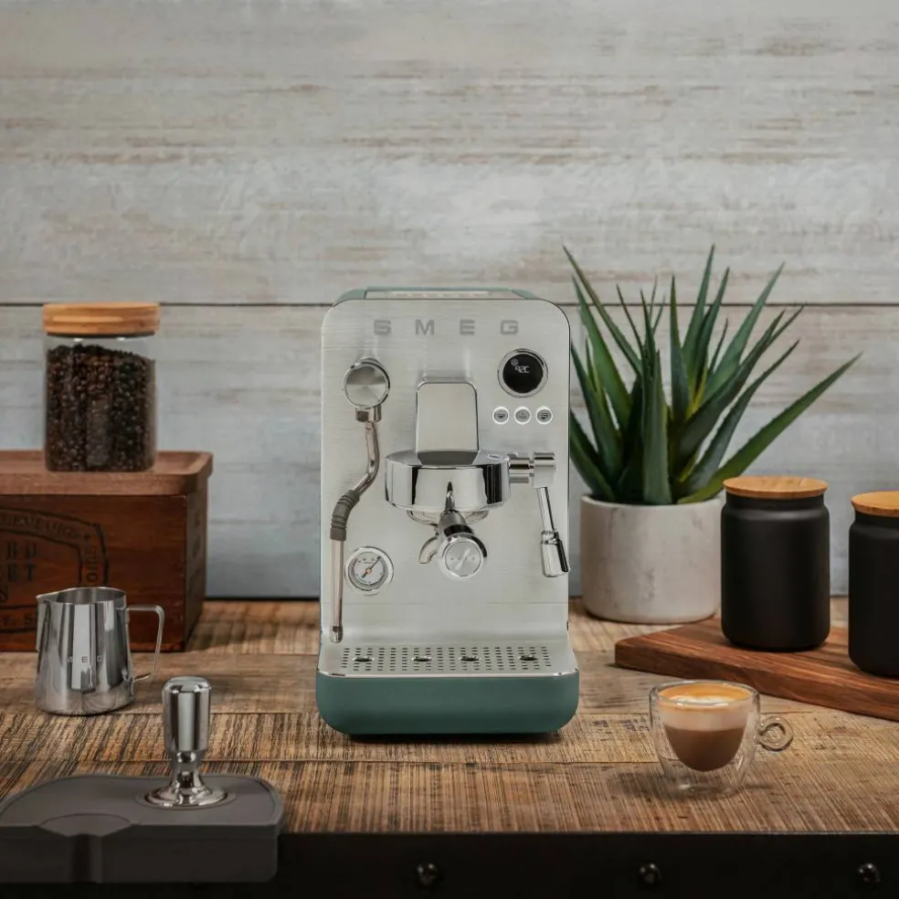 Espressomaskin, hvit