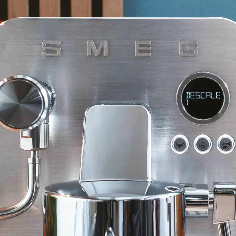 Espressomaskin, hvit