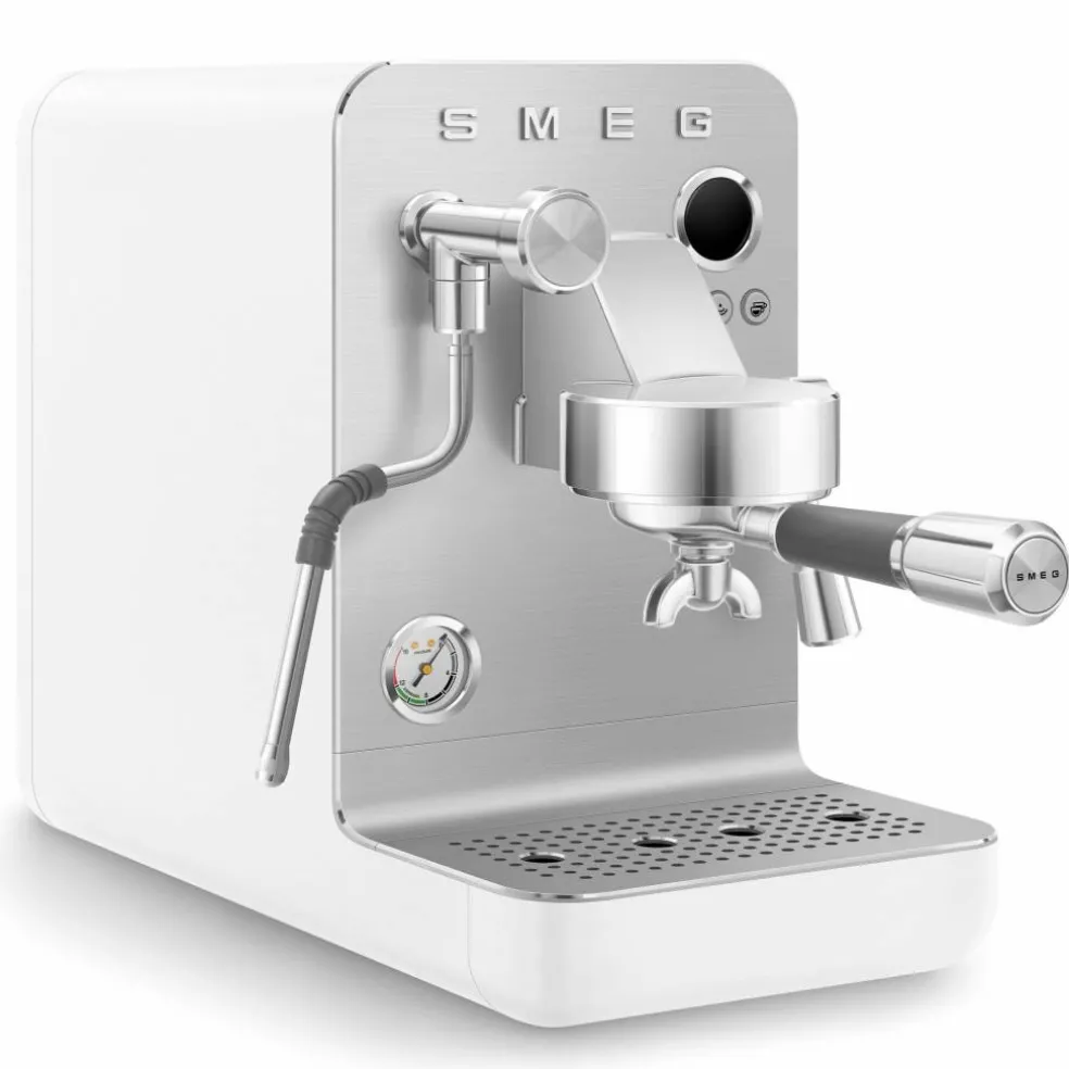 Espressomaskin, hvit