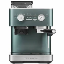 Espressomaskin med kaffekvern, juniper