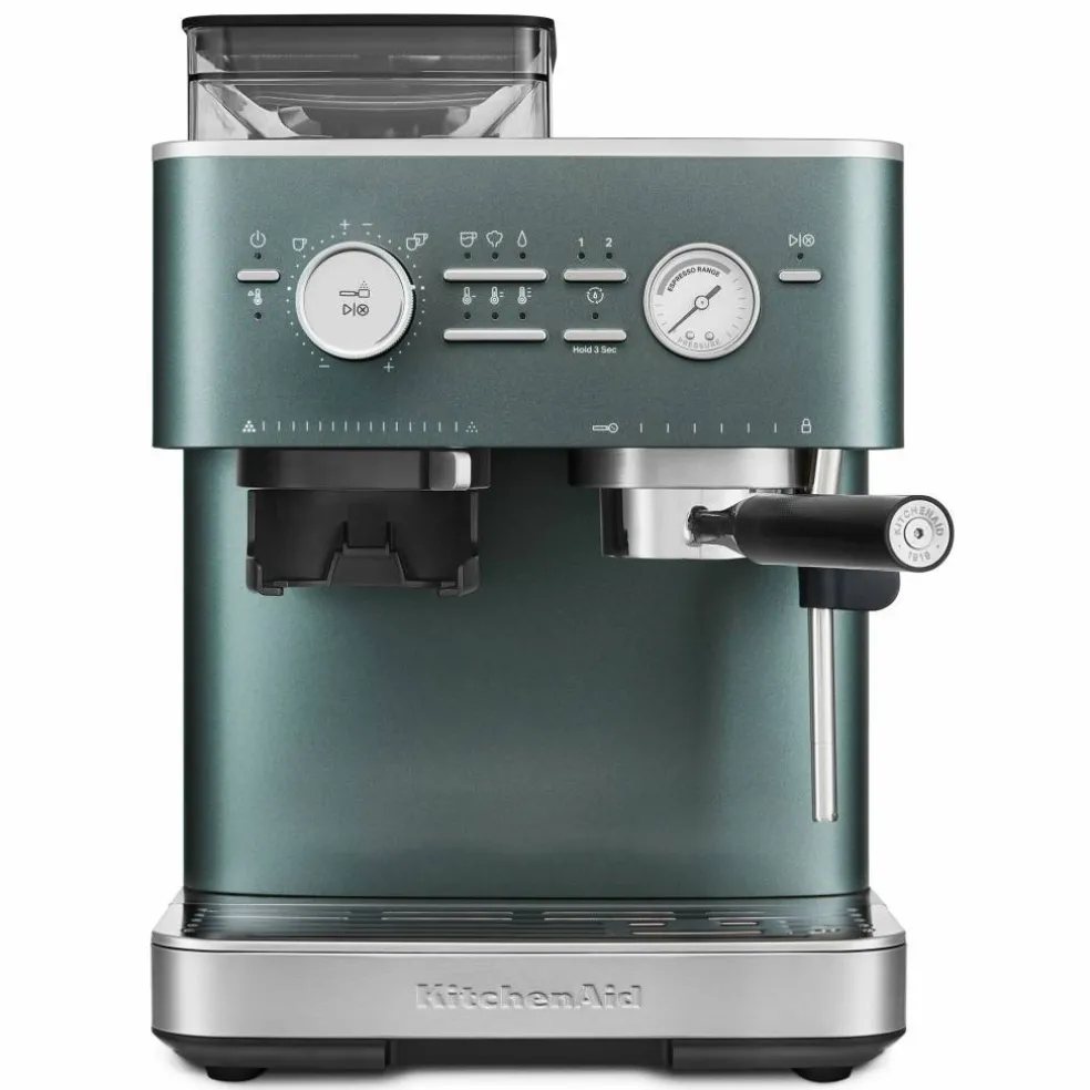 Espressomaskin med kaffekvern, juniper