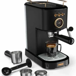 Espressomaskin, rustfritt stål