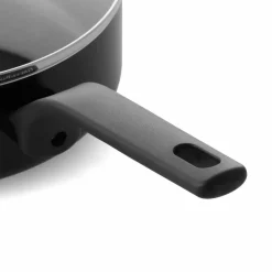 Essence stekepanne med lokk 28 cm, svart