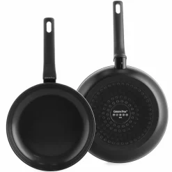 Essence stekepannesett 24 + 28 cm, svart