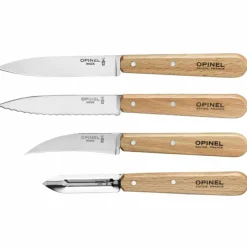 Essentials Skrellekniver sett 4 deler Bøk