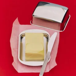 Essential Steel smørkrukke, rustfritt stål