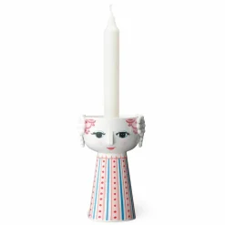 Eva lysestake 14 cm, rød