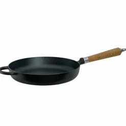 Exclusive Line støpejernspanne med rund kant, 20 cm — eik
