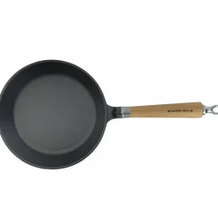 Exclusive Line støpejernspanne med rund kant, 20 cm — eik