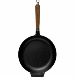 Exclusive Line støpejernsstekepanne med utflaret kant 28 cm, eik