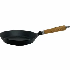 Exclusive Line støpejernsstekepanne 18 cm, oppbøyd kant, eik