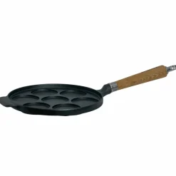 Exclusive Line takke i støpejern, 25 cm, eik