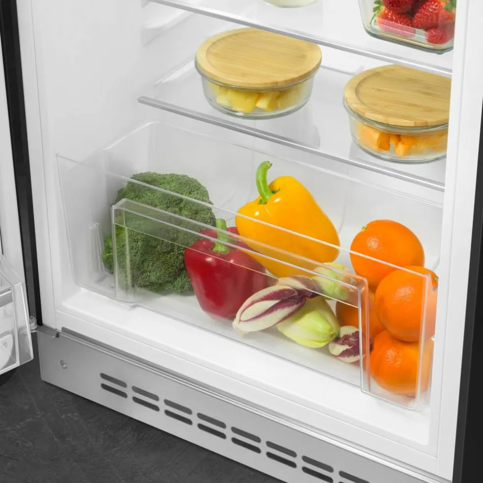 FAB10LBL6 kjøleskap med fryserom, creme