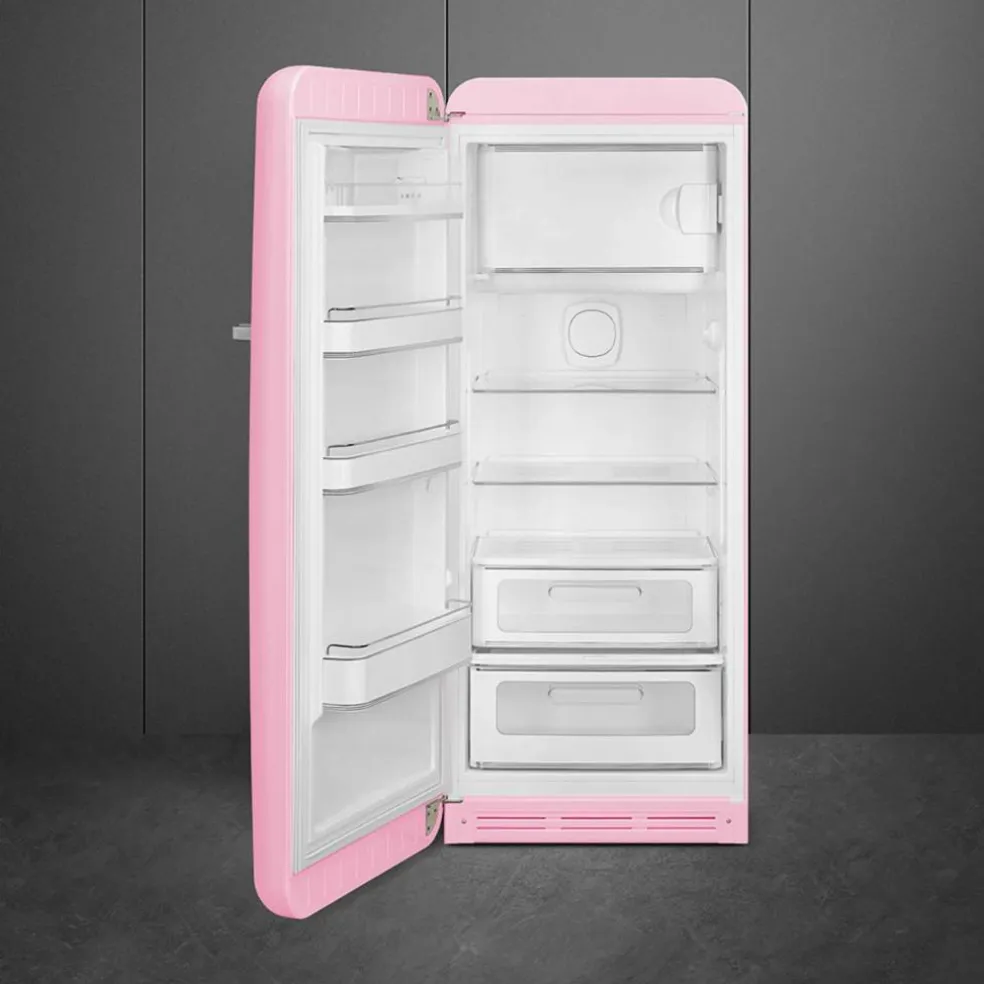 FAB28LPK6 Kjøleskap Med Fryser 153cm Venstrehengt Rosa