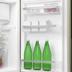 FAB10ROR6 kjøleskap med fryserom, rød