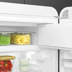 FAB10ROR6 kjøleskap med fryserom, pastellblå