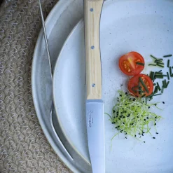 Facette bordkniv 4-pakning, mørk ask