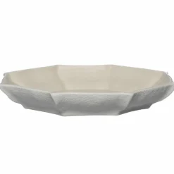 Fat 17 cm, naturhvit