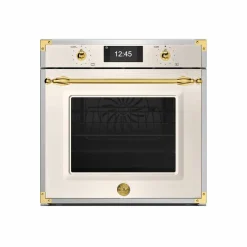 FHER6117CTAX3 Heritage dampovn med pyrolyse 80 liter, elfenbenshvit/krom