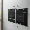 FHER6117CTNX3 Heritage dampovn med pyrolyse 80 liter, mattsvart/krom