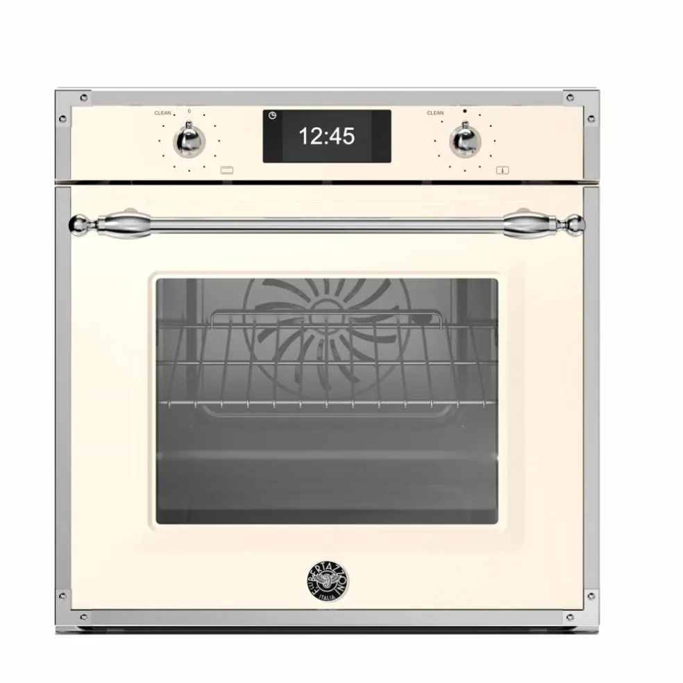 FHER6117CTNX3 Heritage dampovn med pyrolyse 80 liter, mattsvart/krom