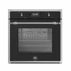 FHER6117CTNX3 Heritage dampovn med pyrolyse 80 liter, mattsvart/krom